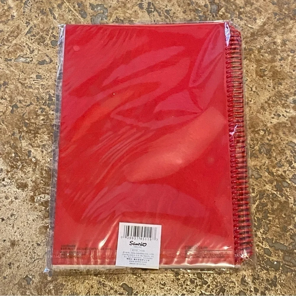 New!!Vintage 2004 HELLO KITTY Captain Willy Holographic Spiral Lined Notebook